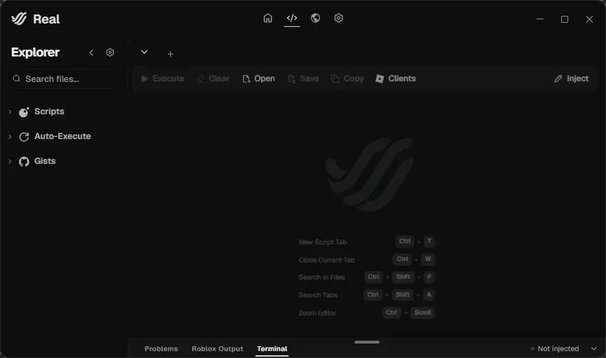 Editor screen